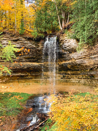 #109F Munising Falls, Pictured Rocks National Lakeshore, Michigan 2020