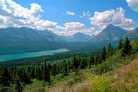 #070NP Lower Two Medicine Lake, Glacier National Park, Montana 2009