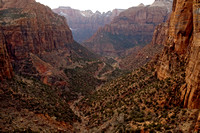 #010NP Zion National Park, Utah, Canyon Overlook Trail 2010
