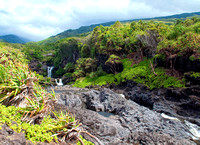 #112NP Haleakala National Park at Kipahulu Ohe'o Gulch, Maui 2010