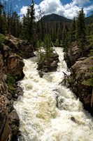#116NP Adams Falls, Rocky Mountain National Park, Colorado 2011