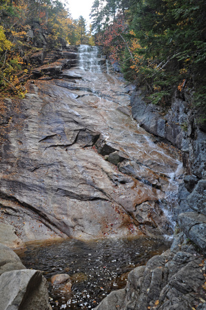 #058W Crawford Notch State Park, New Hampshire, Ripley Falls 2014