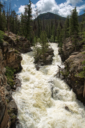 #116NP Adams Falls, Rocky Mountain National Park, Colorado 2011